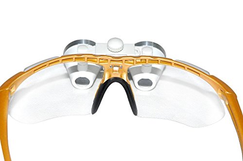 Denshine Yellow Brand New Dentiste chirurgie dentaire Binocular m¨¦dicale Loupes 2.5X 320mm Optical Glass Loupe