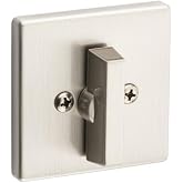 Kwikset 663SQT Privacy One Sided Deadbolt from The Signature Series - Satin Nickel