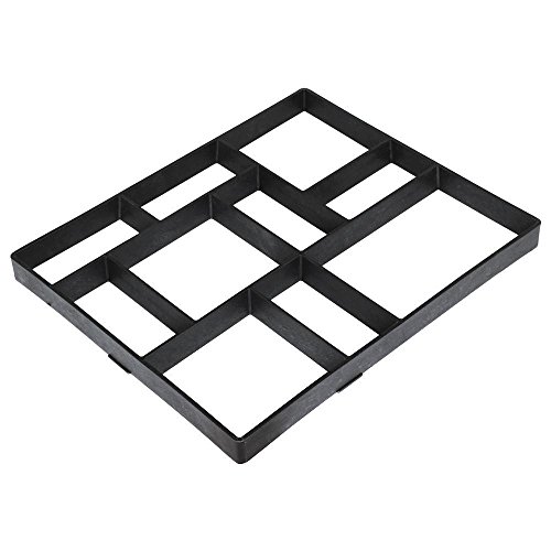 go2buy 5PCS Paving Pavement Concrete Mould Stepping Stone Mold Garden Lawn Path Paver Walk,23.8 x 19.9 x 1.7’’ (LxWxH) - Thumbnail 3
