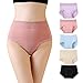 Mryumi Women Lace Panties Sexy Lingerie Cotton Underwear 5 Pack Waist Briefs