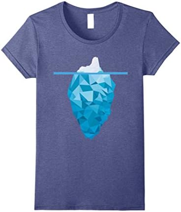 Womens N1NE: iceberg T-Shirt Medium Heather Blue