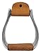 CHALLENGER Horse Western Pleasure Riding Adult Saddle Aluminum Stirrups Leather Tread 51168thumb 2