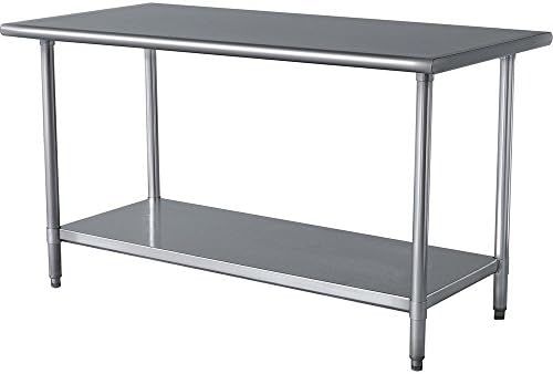 Stainless Steel Kitchen Food Prep Work Table 24 x 48 - NSF - Heavy Duty