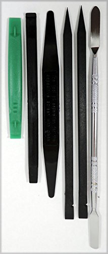 Gaming Tool Kit w/ Spudger Pry Tools & 9 Tip Micro Screwdriver Self Storing Bits, Torx T5 T4 T6 T8, Pentalobe 5 Star TS1, Phillips PH00 PH000, Tri-Point Y, for iPhone Smart Cell Phone Quantity Lot (1)