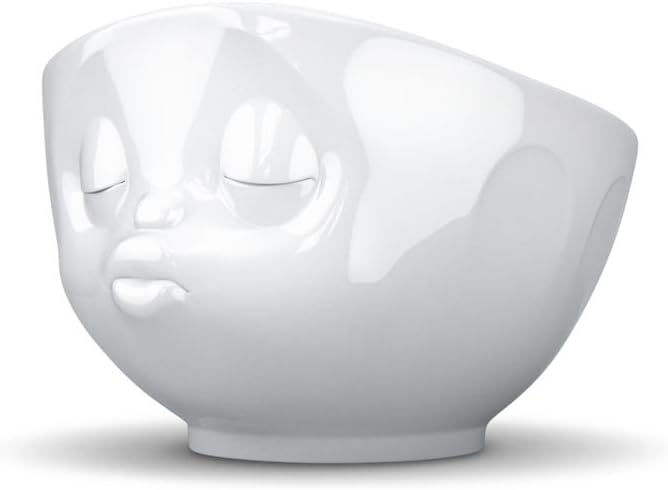 FIFTYEIGHT PRODUCTS Mugs/Bowl Kissing (Porcelain, 500 ml, White, Made in Germany), One Size (Pack of 1) - Image 3