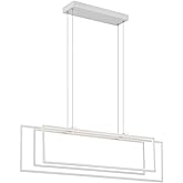 KICHLER Jestin 84331WH LED Linear Chandelier 46 Inch in White