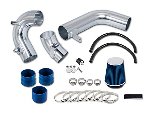 Blue Jdm Cold Air Intake Induction Kit + Filter Compatible with 2012-2015 Honda Civic Si with 2.4L L4 Engine