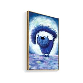Framed Canvas Home Artwork Decoration Lovely Kitten Canvas Wall Art for Living Room, Bedroom - 16x24 inches