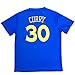 Steph Curry Jersey Style T-shirt Kids Curry Blue T-shirt Gift Set Youth Sizes ✓ Premium Quality ✓ ✓ Gift Basketball Curry Arm Sleeve (YS 6-8 Years Old, Curry)