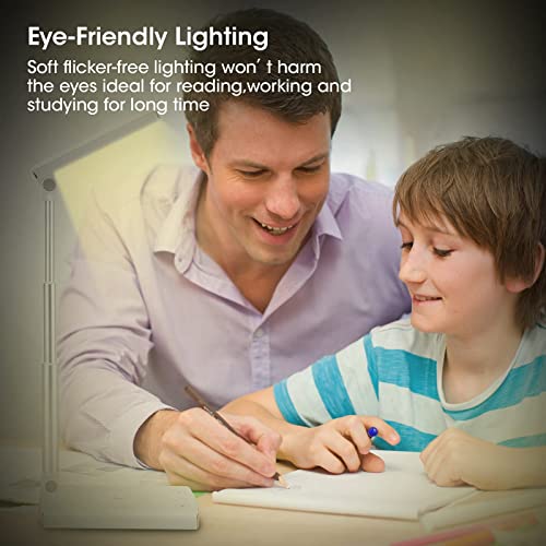 TopmeiUP Desk Lamp with USB Charging Port, Small Desk Lamp,Portable Touch Control Lamps, Led