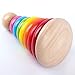 Wooden Rainbow Ring Stacker Toy Stacking Ring Tower Games Early Educational Development Toys for Babies and Toddlers