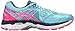 ASICS Women's GT-2000 4 Running Shoe, Turquoise/Hot Pink/Navy, 8 M US