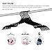 24 Pcs Travel Hangers Cruise Essentials 2025 Portable Folding Clothes Hangers Travel Accessories Foldable Clothes Drying Rack (Black)