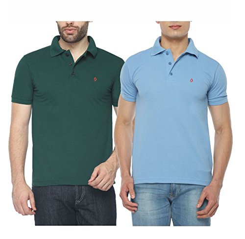 dark green t shirt with blue jeans