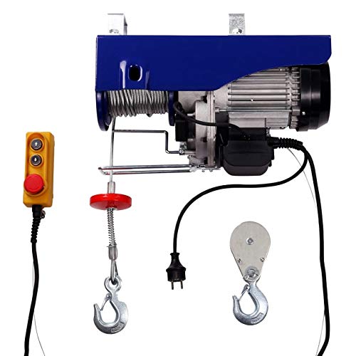 Pallit elektrische Seilwinde HOIST | 500 kg/12 m | 1000 kg/6 m | inkl. Fernbedienung mit 1,6 m Kabellänge | Seilzug elektrisch