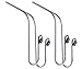 McKay Dual Seat Back Hooks for Car: Multi-Purpose Hangers for Clothing, Handbags & Purses, Groceries & Shopping Bags or Coats & Hats, 4 Hooks