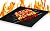 Heavy Duty Non Stick BBQ Grills Baking Cooking Mats (16" X 13" Fiberglass Reusable Grilling Mats Work on Gas Charcoal Ovens Electric Grill Durable Heat Resistant Easy Clean Dishwasher Safe