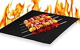 Heavy Duty Non Stick BBQ Grills Baking Cooking Mats (Set of 2) 16