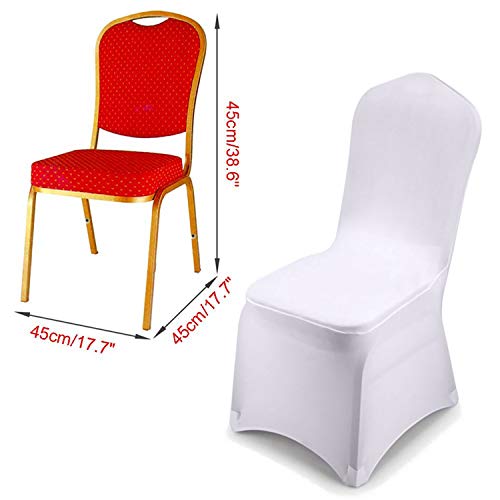 Algopix Similar Product 16 - Special T White Chair Covers  50 Pack