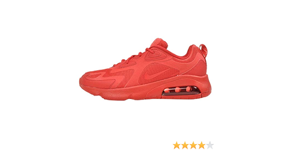 Amazon.com: Nike Air Max 200 - Zapatillas de deporte para mujer, rojo, 8 :  Ropa, Zapatos y Joyería
