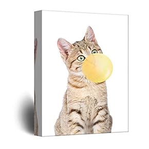 Canvas Wall Art Cute Animals Playing...