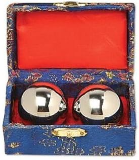 Cloisonne Balls - Silver Chrome Baoding Balls 2 by Cloisonne Balls