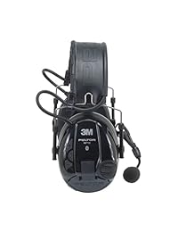 3 M Peltor WS 100 Comunicaciones Headset mt16h21fws5um580, 20 Db, Reducción de ruido, Negro