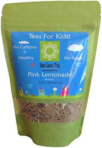 One Love Tea - Teas For Kids - Pink Lemonade - 3 Oz Rooibos Loose Leaf Tisane