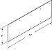 Prime-Line J 4616 Kick Plate, Satin Aluminum, 8 X 34 In., Pre-Punched Mounting holes (Single Pack)