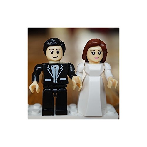 Brick'Em Young Bride & Groom Figurine