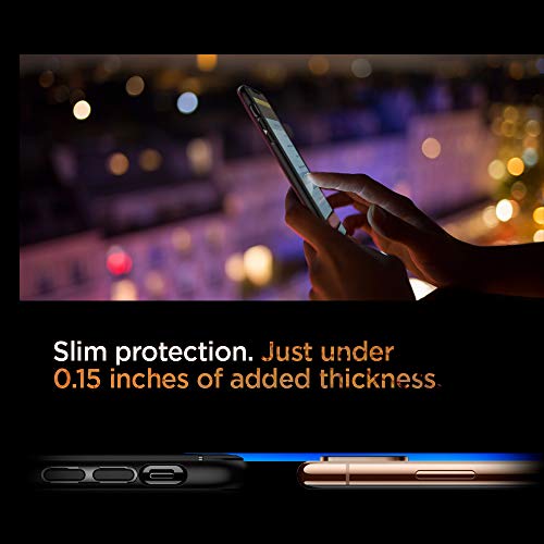 Spigen Rugged Armor Funda iPhone XS MAX (6.5") con Absorción de Choque Flexible y Duradera con diseño de Fibra de Carbono para iPhone XS MAX 6.5" (2018) - Negro - Imagen 7