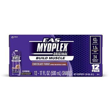 EAS Myoplex Original Ready-to-Drink Shake, Chocolate Fudge (17 fl. oz, 12 pk.) by EAS EAS Myoplex Original Ready-to-Drink Shake, Chocolate Fudge (17 fl. oz, 12 pk.) by EAS
