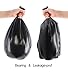 FORID Small Trash Bags - Black,60 ct,6 gallon,1 pk
