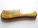 Myhsmooth Gs-2w-mt Wide Tooth Wood Handmade Natural Green Sandalwood No Static Comb with Aromatic Scent for Detangling Curly Hair and Gift -Made of a Whole Piece of Green Sandalwood, Not Mosaic(7