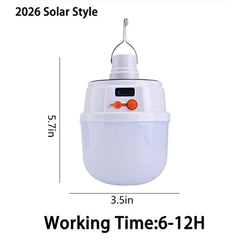 gdfh High-Brightness Solar Led Rechargeable Bulbs, Mobile Night Market Stall Lights, Outdoor Emergency Lighting, Camping Lights