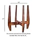 Plant Stand Mid Century Wood, Flower Pot Holder Display, Potted Rack Rustic Decor, Up to 10 Inch Planter (Planter NOT Included), Brown – Dark Walnutthumb 3