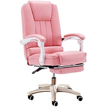 Desk Chairs Computer Chair Office Chair Stylish Reclining Sofa Chair Pink Home Swivel Chair Soft and Comfortable Office Chair 360 Rotation Lifting (Color ...