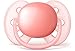 Philips Avent Ultra Soft Pacifier, 6-18 Months, Pink/Peach, 2 Pack, SCF213/22