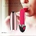 Bullet Vibrator Vagina Stimulator Vibration Massager-10 Modes Mini Silicone Clitoris Massager, Treediride Lipstick Vibrator USB Rechargeable Waterproof G-spot Dildo Vibrator Adult Sex Toys for Women
