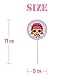 48 LOL Cupcake Toppers & Liners Set, Cake Decorations Topper Wrapper for Girl Theme Birthday Party