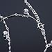 Fashon Women Silver Tone Jingle Bell Anklet Ankle Bracelet Chain 01