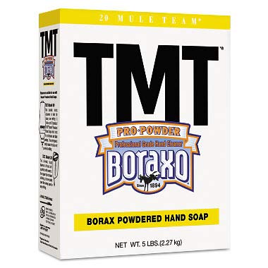 Boraxo - TMT Powdered Hand Soap, Unscented Powder, 5lb Box - 10/Carton
