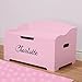 Personalized Dibsies Modern Expressions Toy Box (Pink Signature Series Girls)
