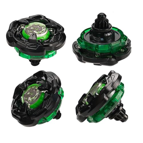 X Kreisel Battle Set, 4 Battle Spinners, 2 Launchers, Gyro Starter Pack for Boys, Kids Toys, Birthday Toys, 6+ (BB213)