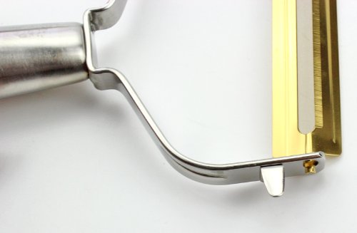 Parukinzoku Natural titanium coating wide slice peeler - Made in Japan] C-516