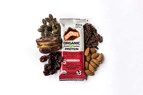 Skout Organic Plant-Based Protein Bars Chocolate Cherry (12 Pack) – 10g Protein – Vegan Protein Bars – Only 6 Ingredients – Easy Snack – Gluten, Dairy & Soy Free - Thumbnail 6