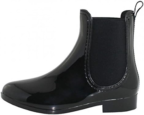 LET IT RAIN OR POUR! Keep your feet dry with these AMAZING Easy On/Off Women’s 100% Waterproof CHELSEA RAIN BOOTS (9)