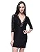 OMEYA.WANSHIDA.Women Hollow Out V-Neck Lace Dress