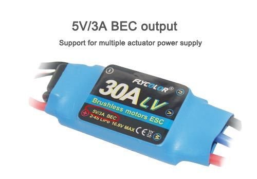 30A RC Brushless Motor Electric Speed Controller ESC 3A UBEC with XT60 & 3.5mm Bullet Plugs