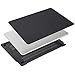 MOSISO Plastic Hard Shell Case & Keyboard Cover Skin & Screen Protector Compatible with MacBook 12 inch with Retina Display (Model A1534, Release 2017 2016 2015), Black